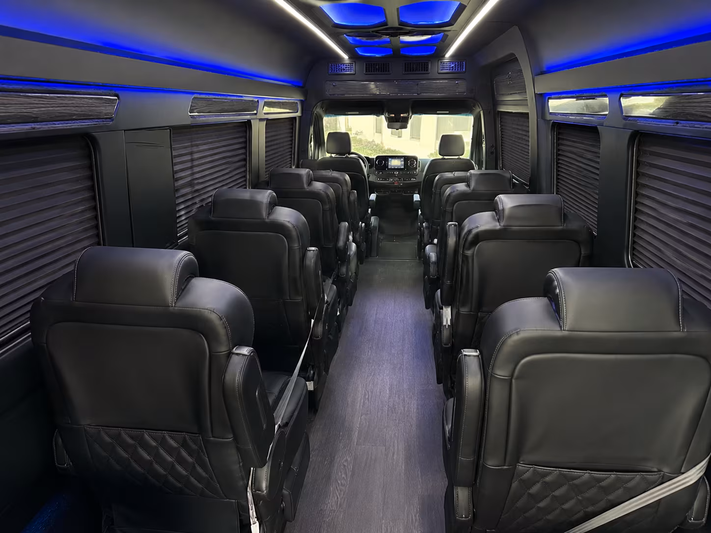 santa monica airport transportation onboard seating