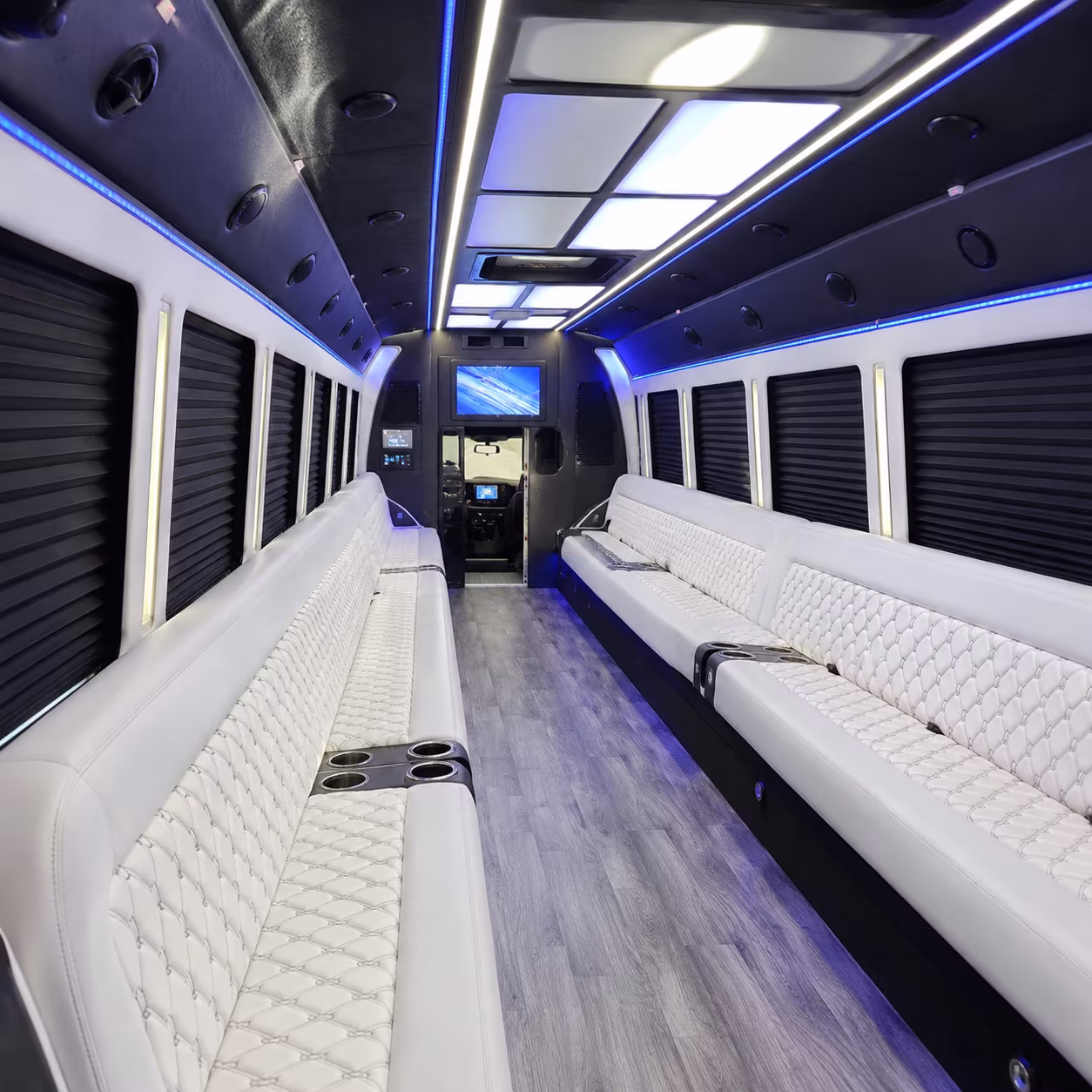 santa monica party bus rentals inside